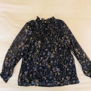 Floral Print Girls Top